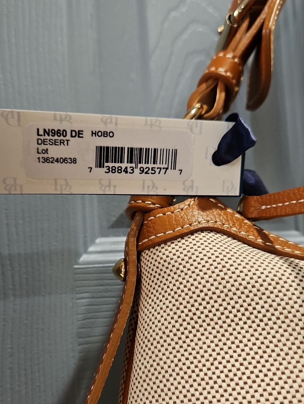 Dooney & Bourke Desert Canvas Hobo  Bag - NWT - Picture 5 of 16
